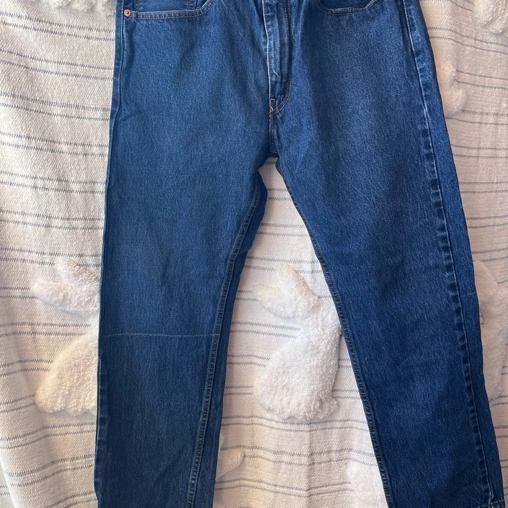 Levi's Blue 505 Straight Jeans Classic Denim